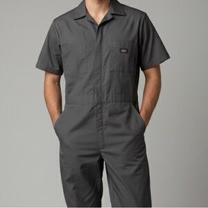 Dickies Charcoal Short Sleeve‎ Jumpsuit